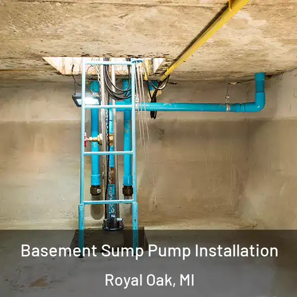  Basement Sump Pump Installation Royal Oak, MI