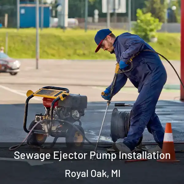  Sewage Ejector Pump Installation Royal Oak, MI