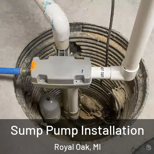  Sump Pump Installation Royal Oak, MI